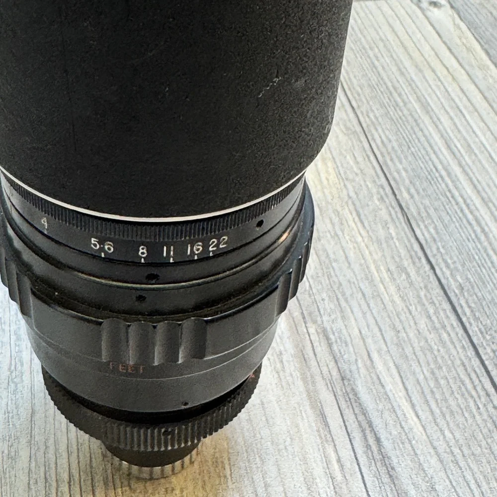 Vintage Century Precision Optics USA Telephoto Lens 150mm Black